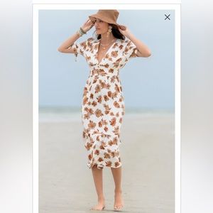 Altard State Stacie Floral Midi Dress